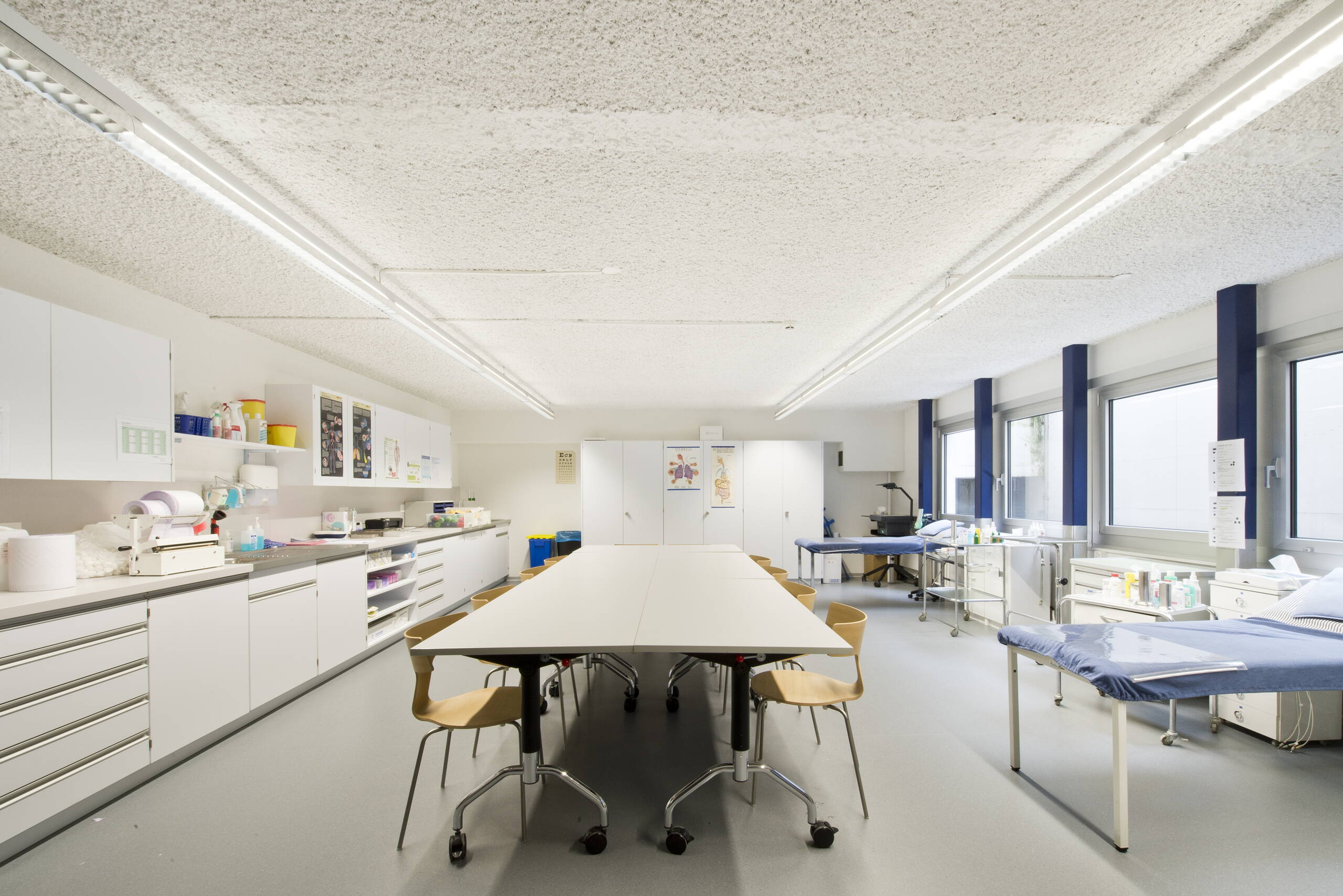 Unterrichtszimmer der be-med 